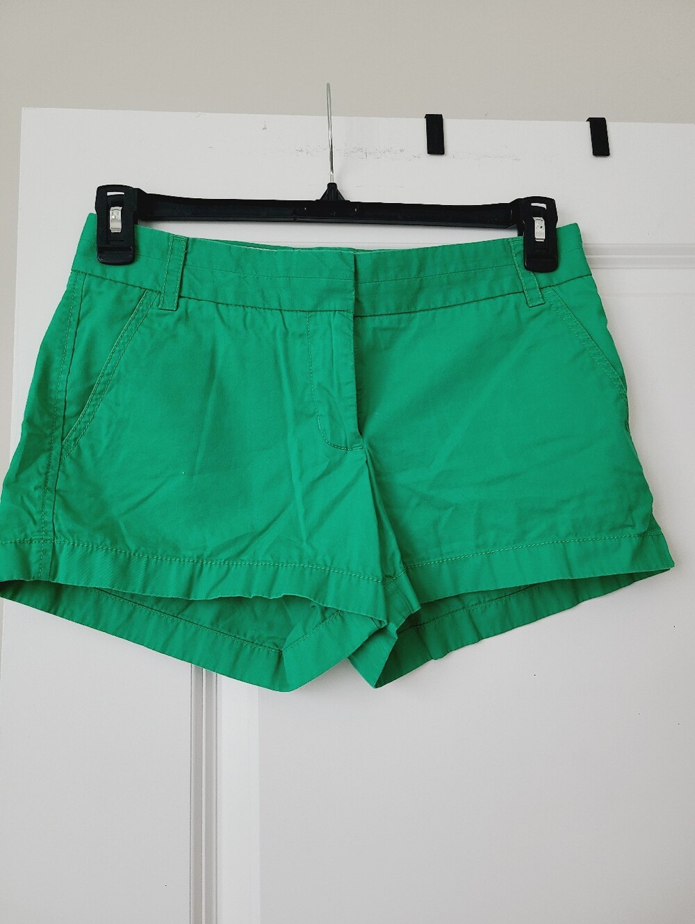 J.Crew Green Cotton Broken In Chino Short